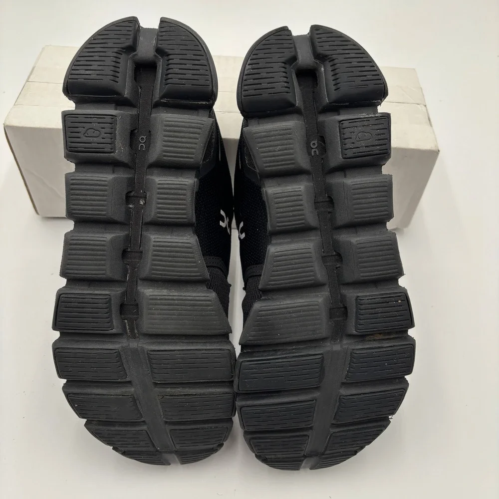 On Cloud Women's Running Shoes Black Mesh Sneakers Size 8 (Swiss Engineering) - Picture 9 of 9